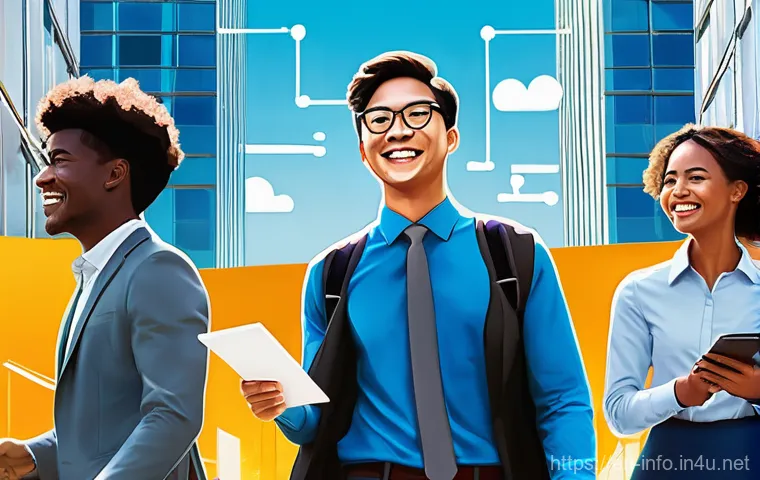 정보처리 자격증 취득 후 대기업 취업 성공 스토리 - **Prompt 1: The Golden Ticket to Tech Success**
    **Description:** A vibrant, aspirational image d...