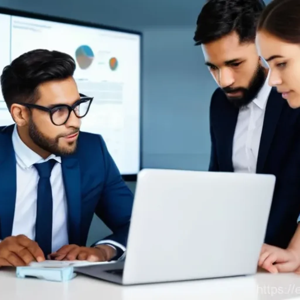 정보처리 자격증 취득 후 현업 적용 성공 사례 - **Prompt:** A diverse group of IT professionals, four individuals in total (two men, two women, aged...