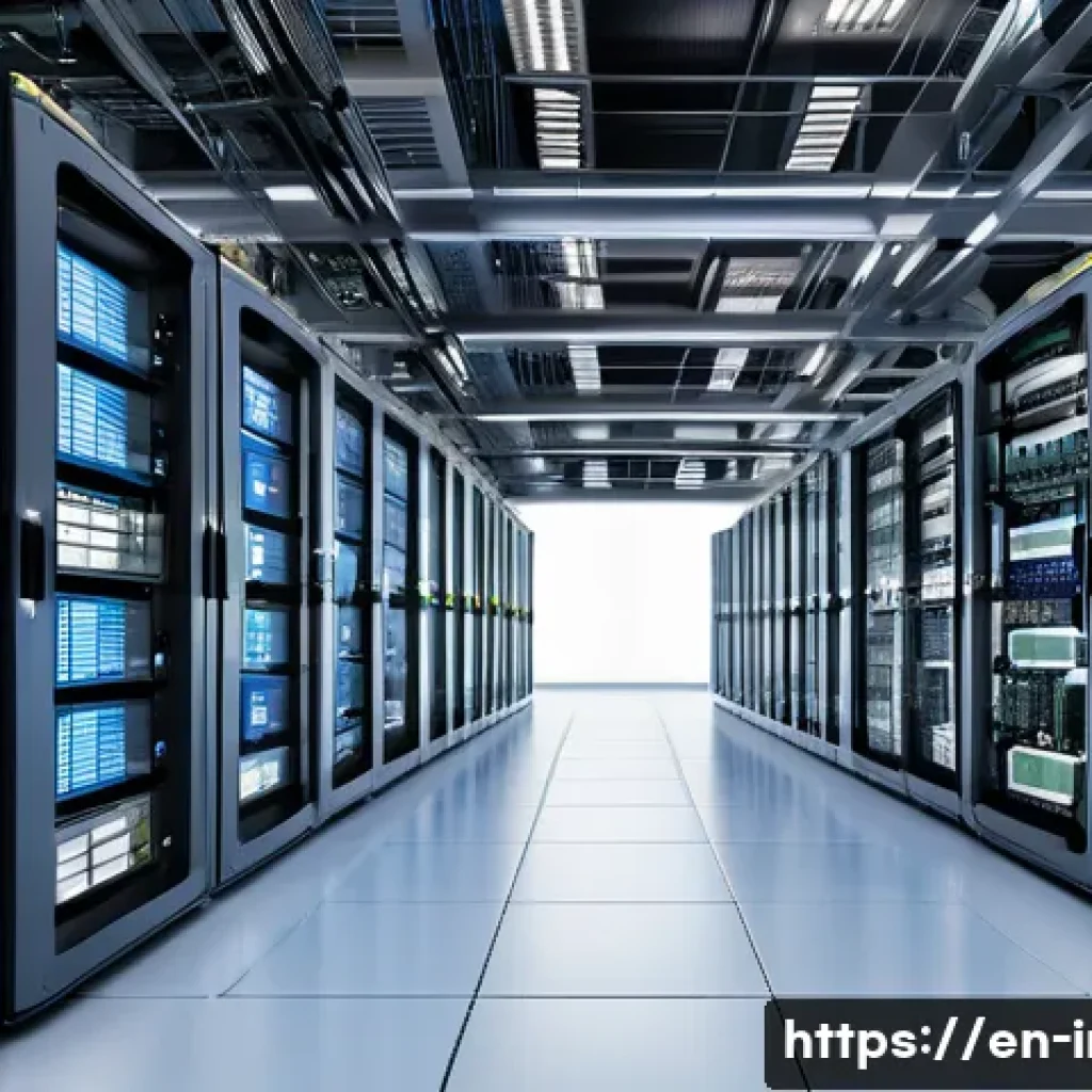 정보처리기사와 데이터베이스 설계 실무 적용 - A detailed, high-tech illustration of a modern database architecture setup, showing physical storage...