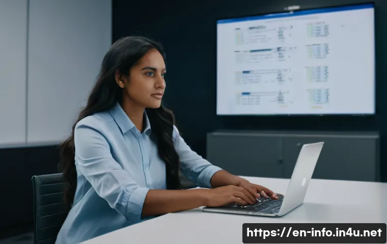 정보처리 자격증과 관련된 IT 업계 전망 분석 - A hyper-realistic, cinematic scene inside a modern Silicon Valley-style interview room: a focused ca...
